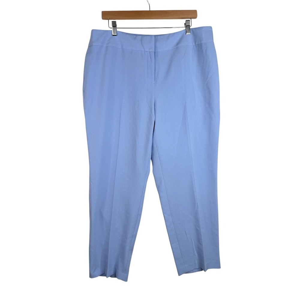 Kasper Women's California Sky Blue Ankle Dress Pants Size 16P
